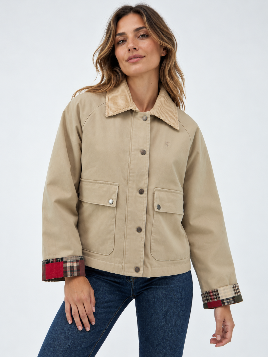 Cazadora Pañuelo Beige