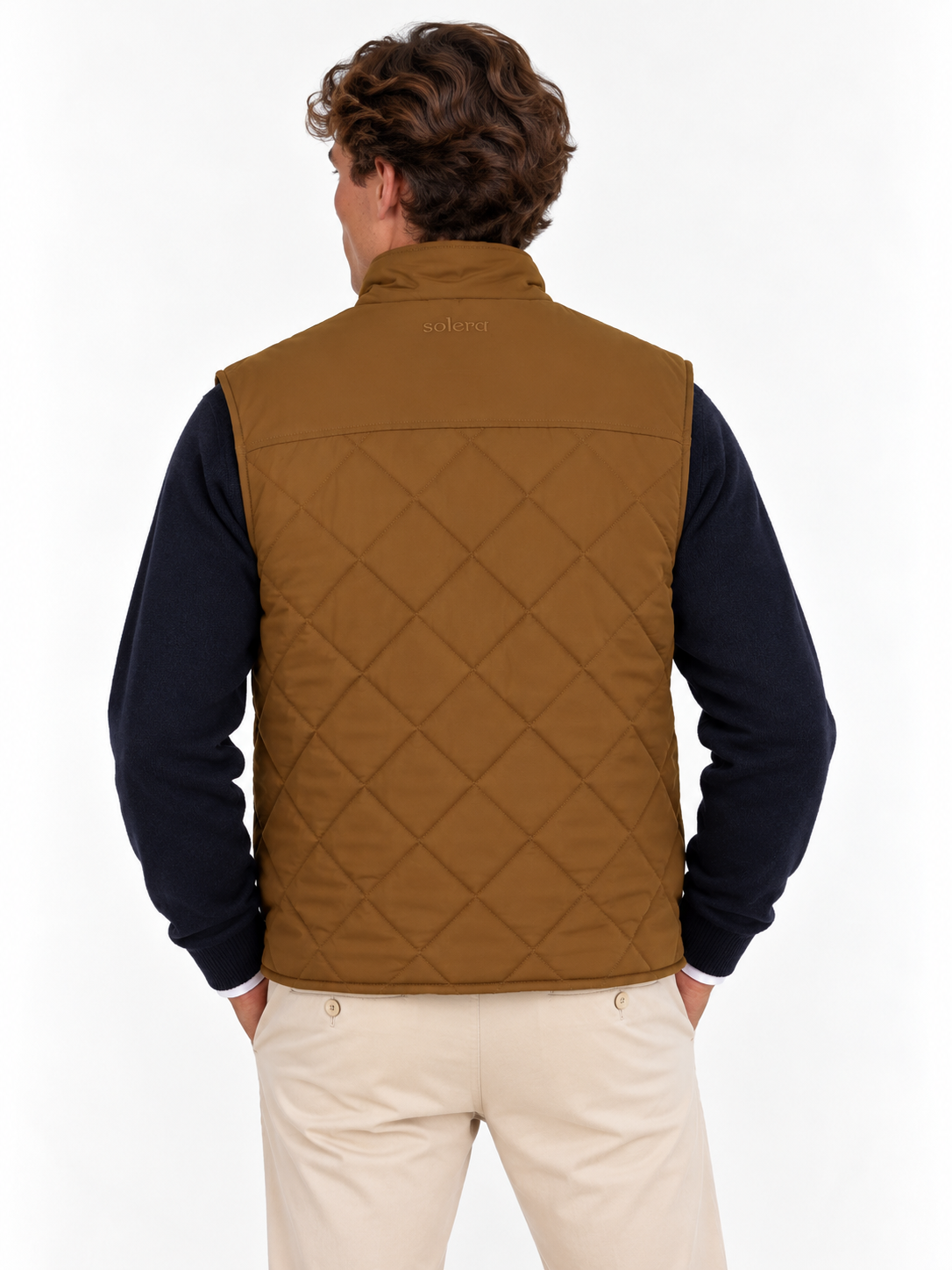 Chaleco Guateado Camel