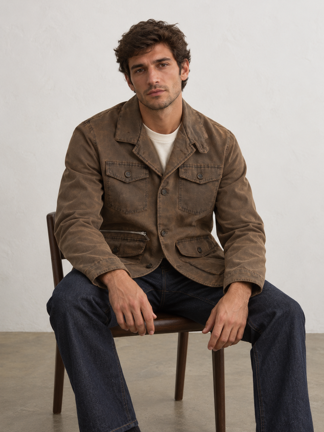 Chaquetón Marrón