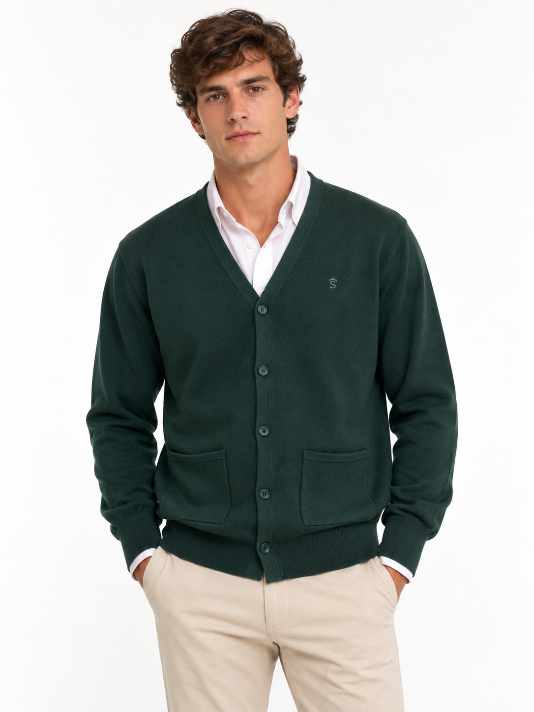 Chaqueta Punto Kaki
