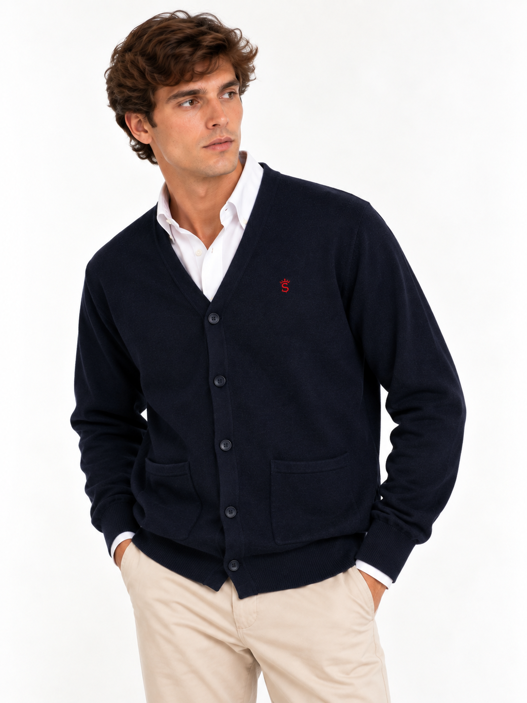 Chaqueta Punto Marino