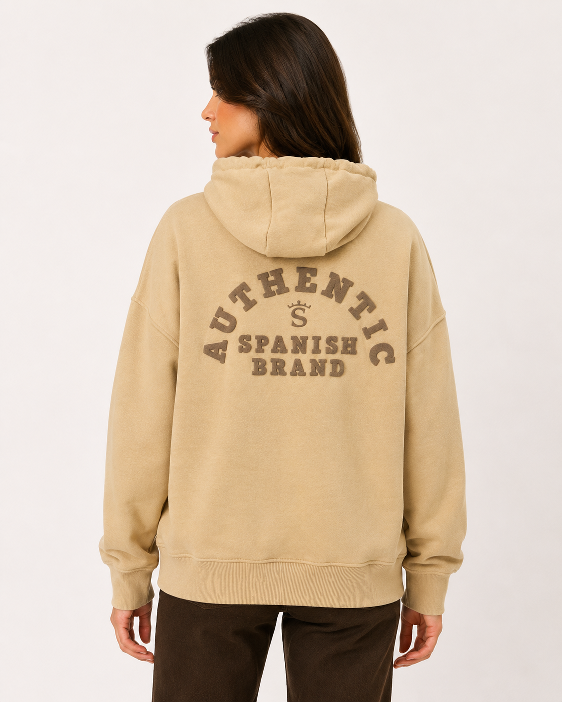 Sudadera Authentic Beige