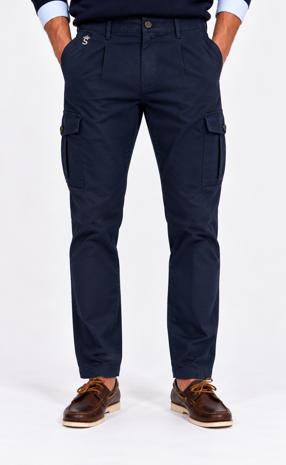 Pantalón Cargo Marino