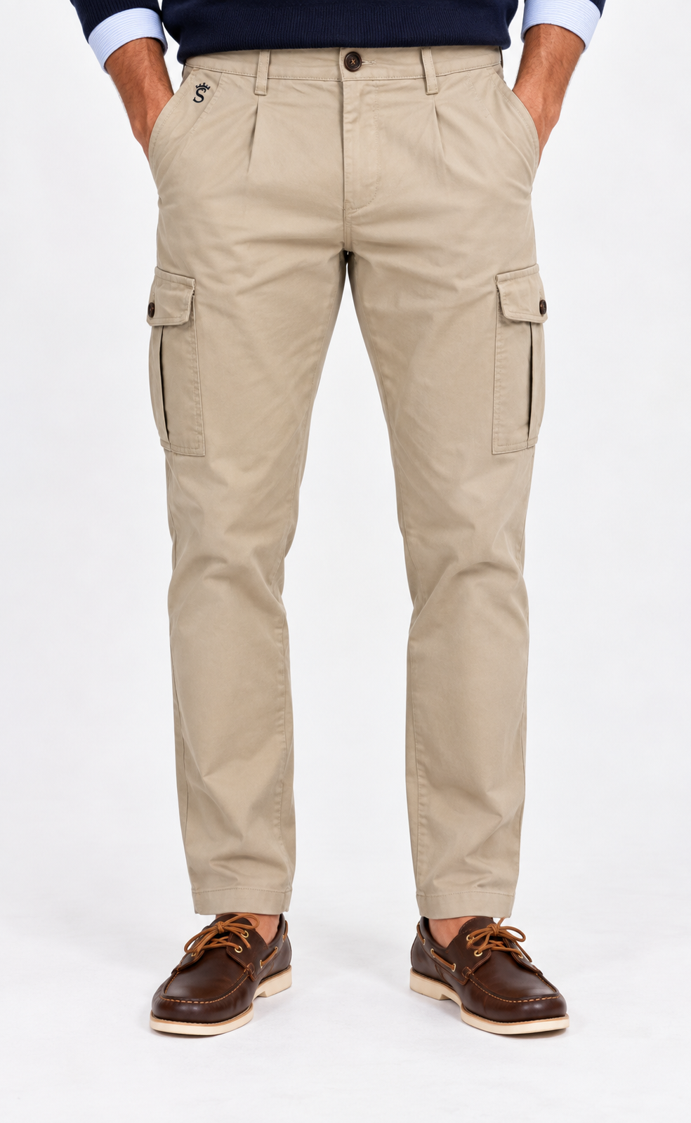 Pantalón Cargo Piedra