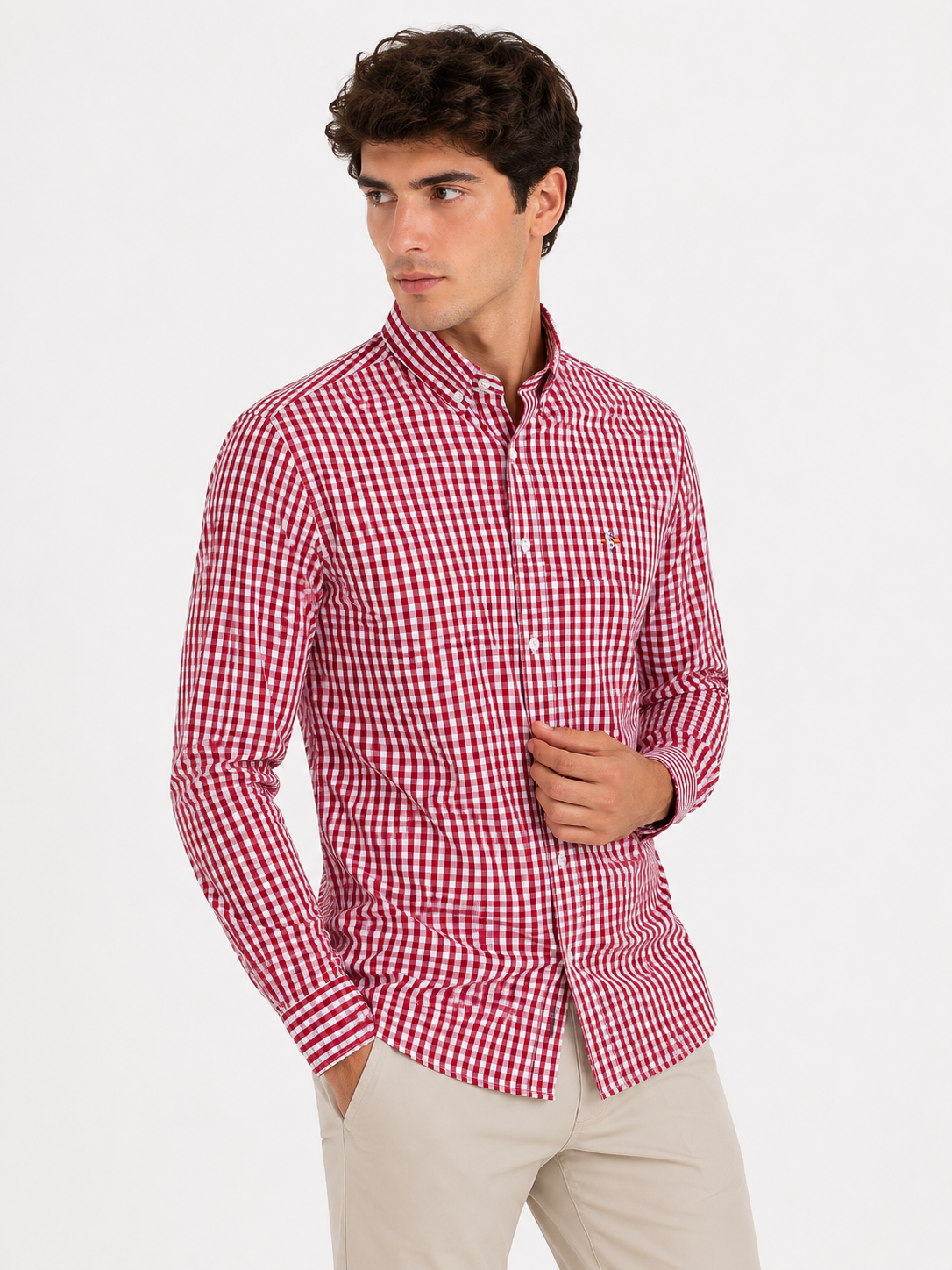 Camisa Cuadro Rojo Bandera