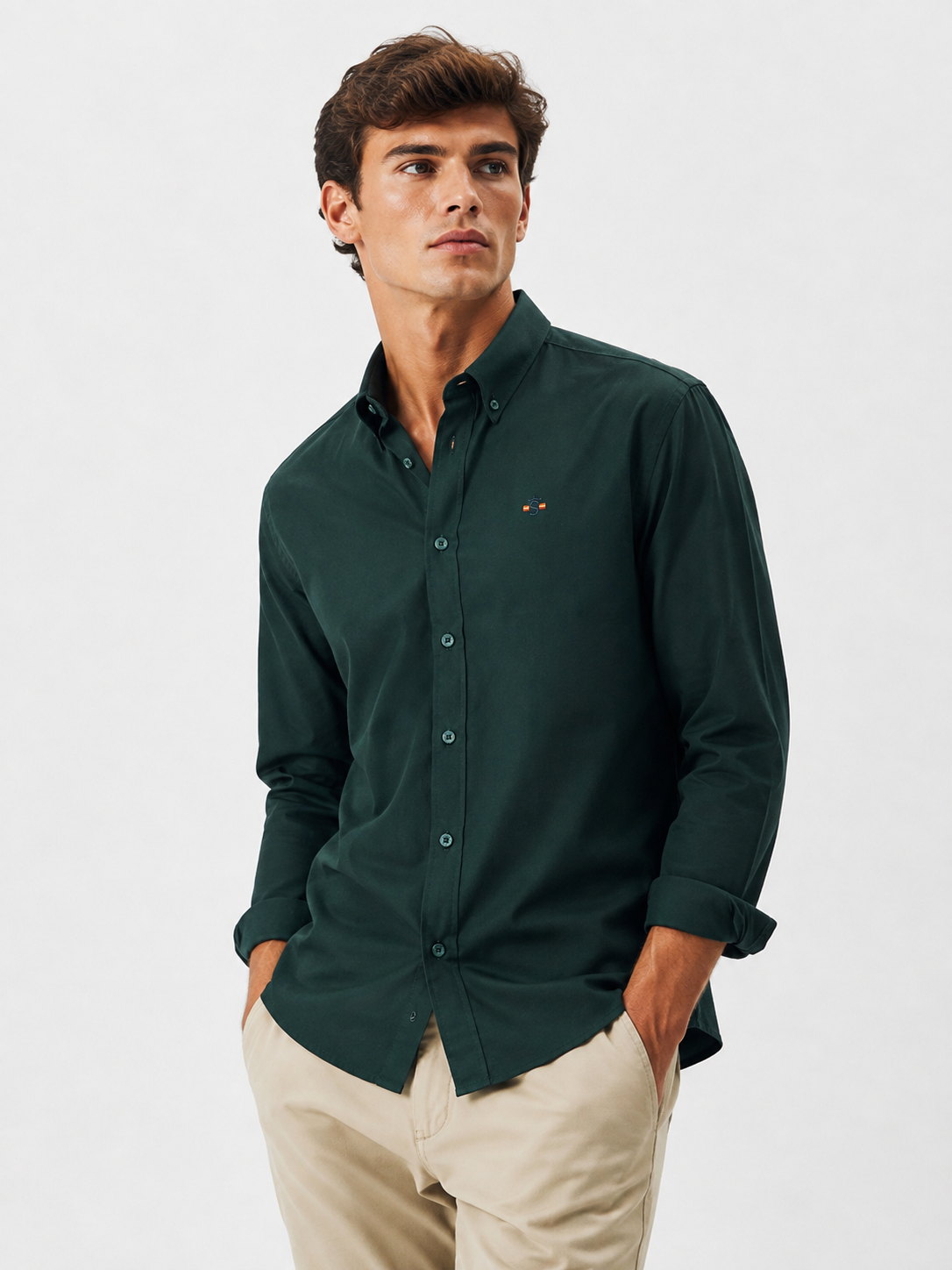 Camisa VERDE BOTELLA