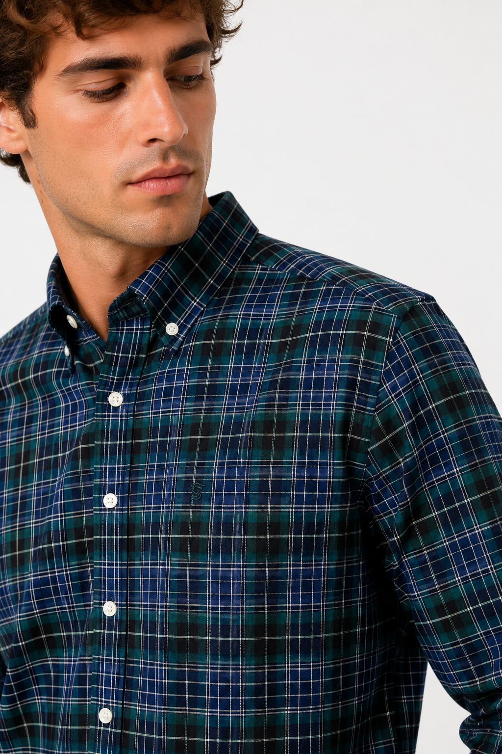 Camisa Cuadros Tricolor
