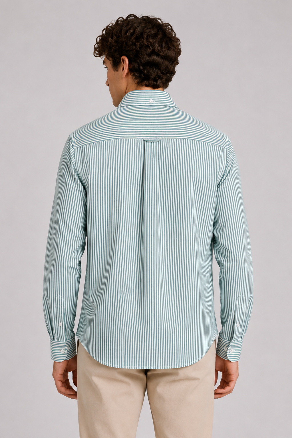 Camisa Rayas Verde