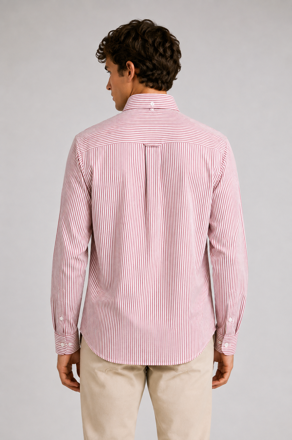 Camisa Rayas Granate