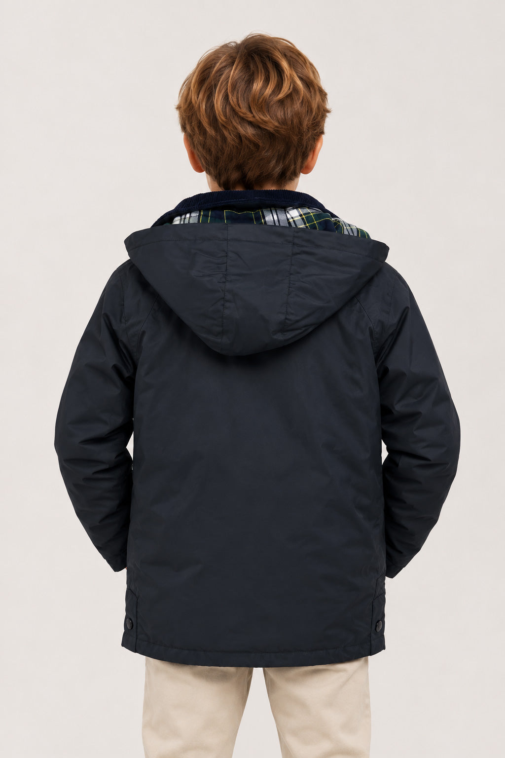 Parka encerada marino infantil