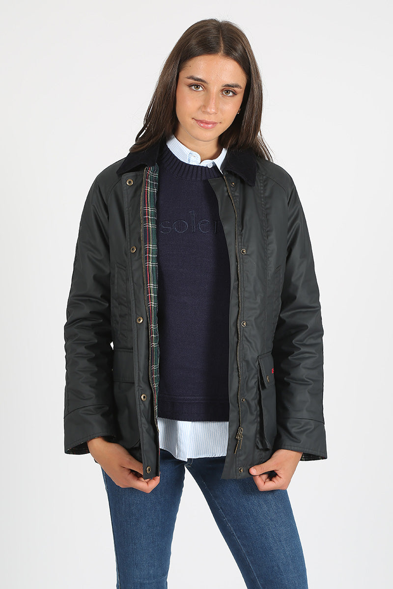Parka Encerada Marino