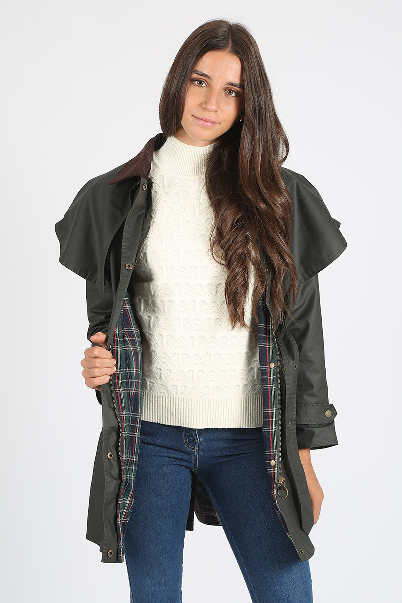 Waxed Parka Khaki Cape