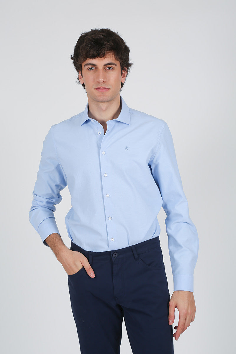 Camisa Celeste