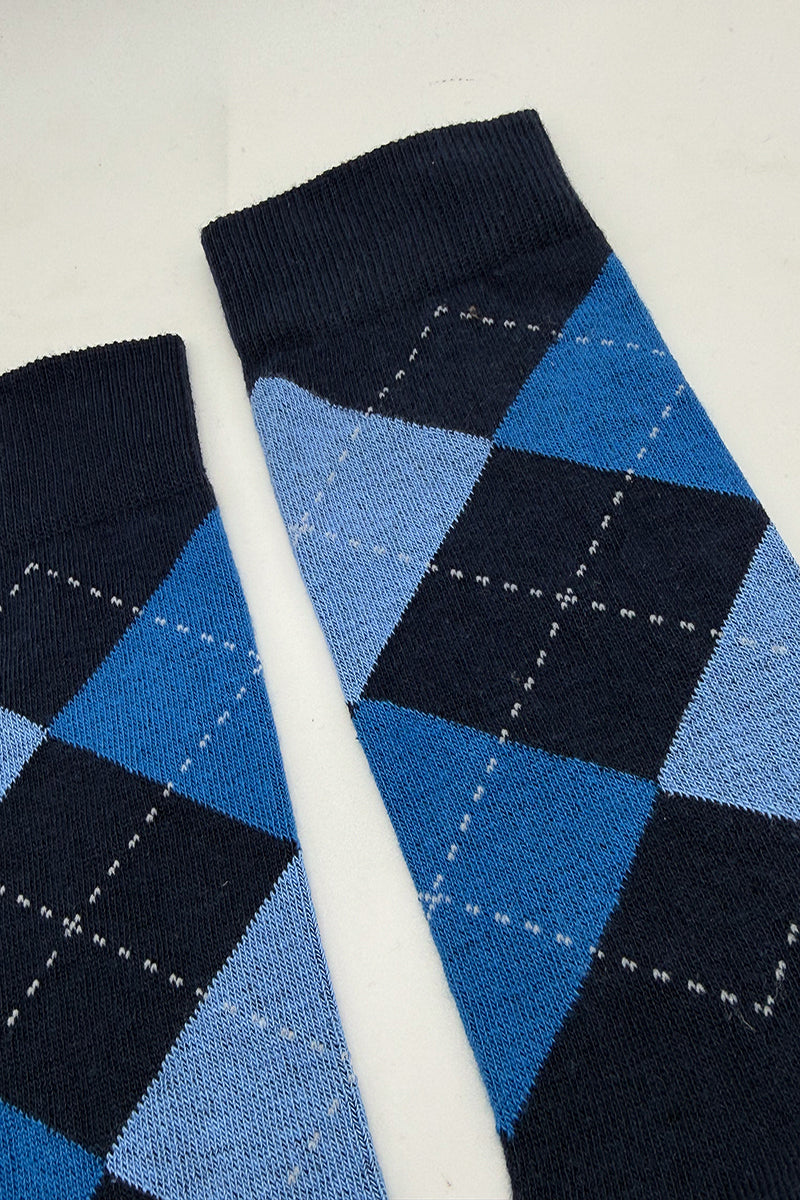 Calcetines Rombos Marino