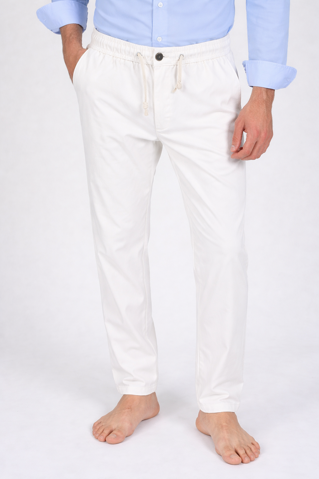 Pantalón Lino Blanco