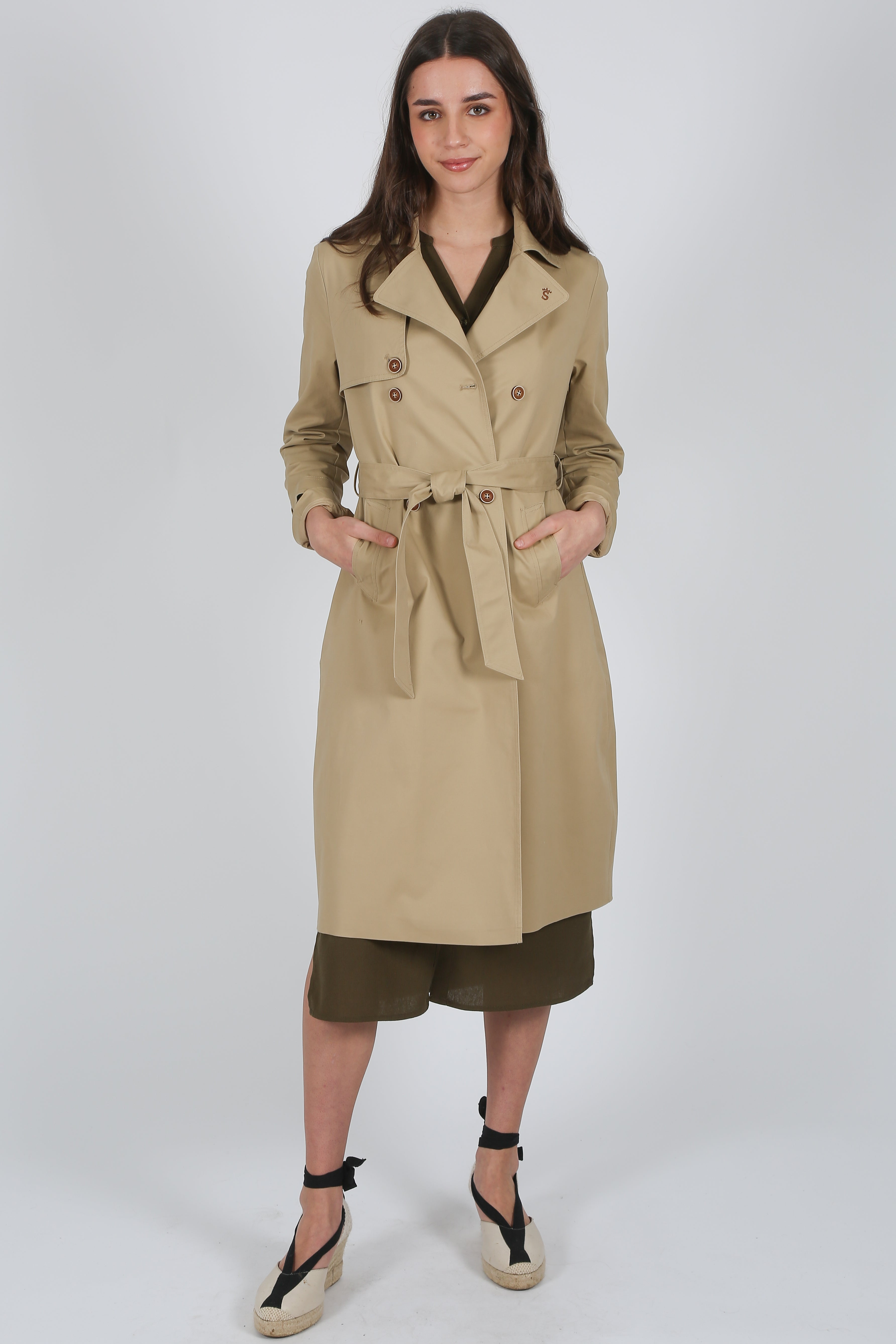 Gabardina Camel