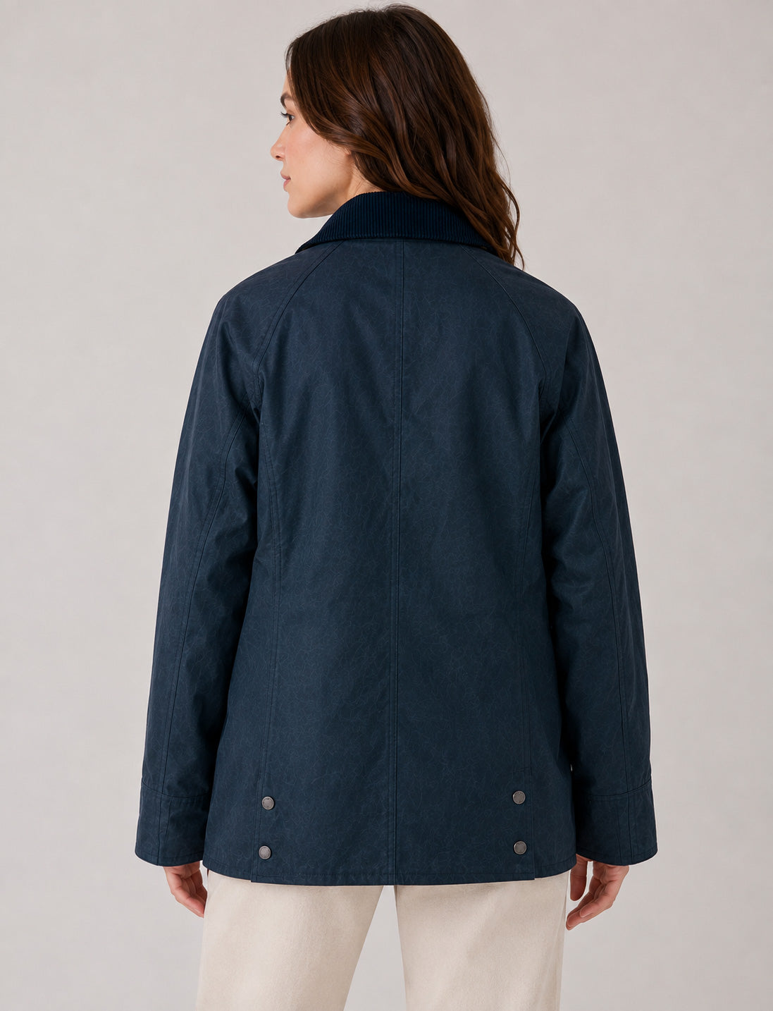 Parka Tipo Encerada Marino