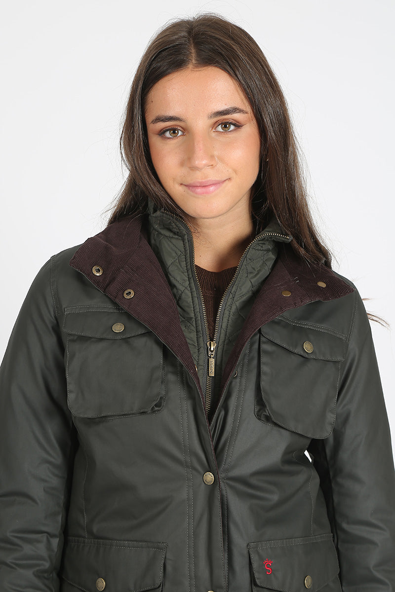 Parka Encerada KAKI