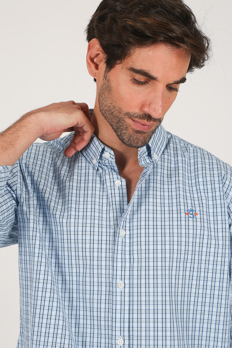 Camisa Celeste