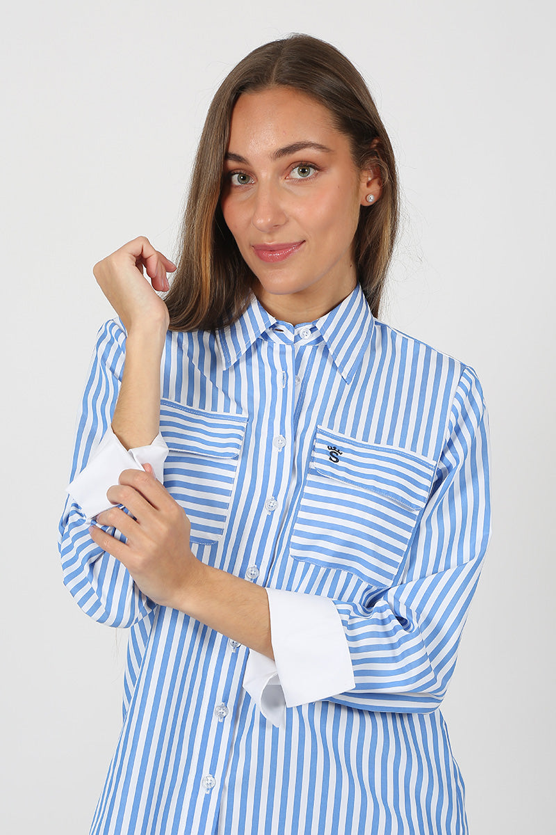 camisa Azul
