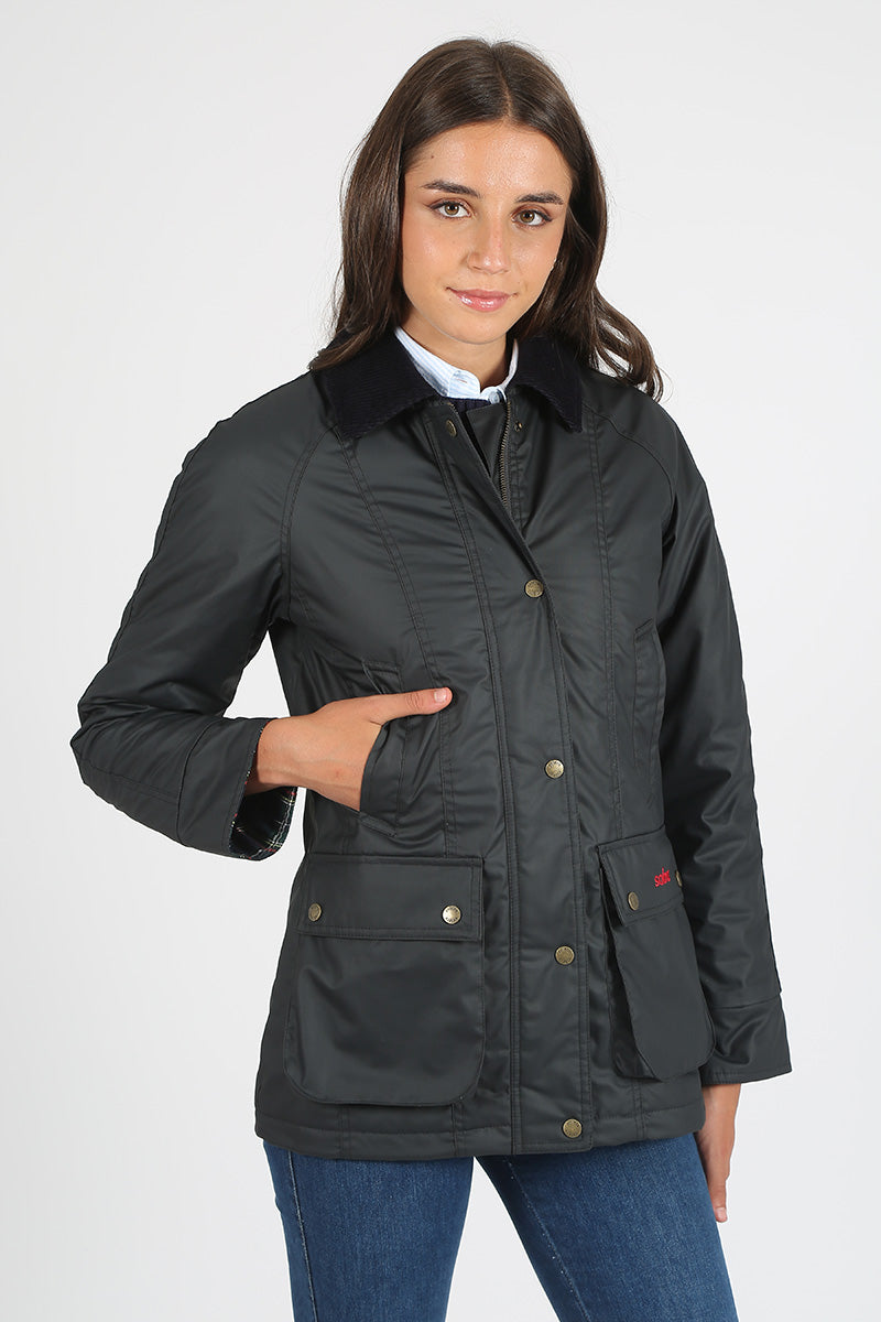 Parka Encerada Marino