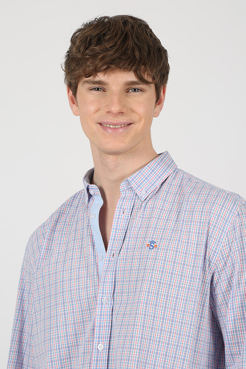 Camisa Celeste