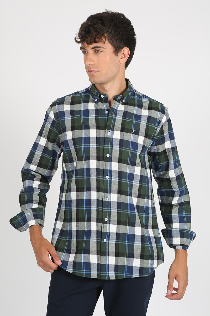 Camisa Verde Botella