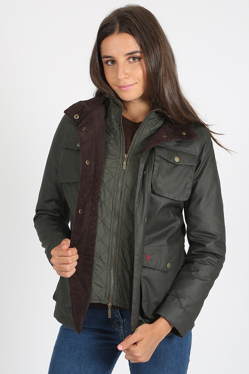 Parka Encerada KAKI