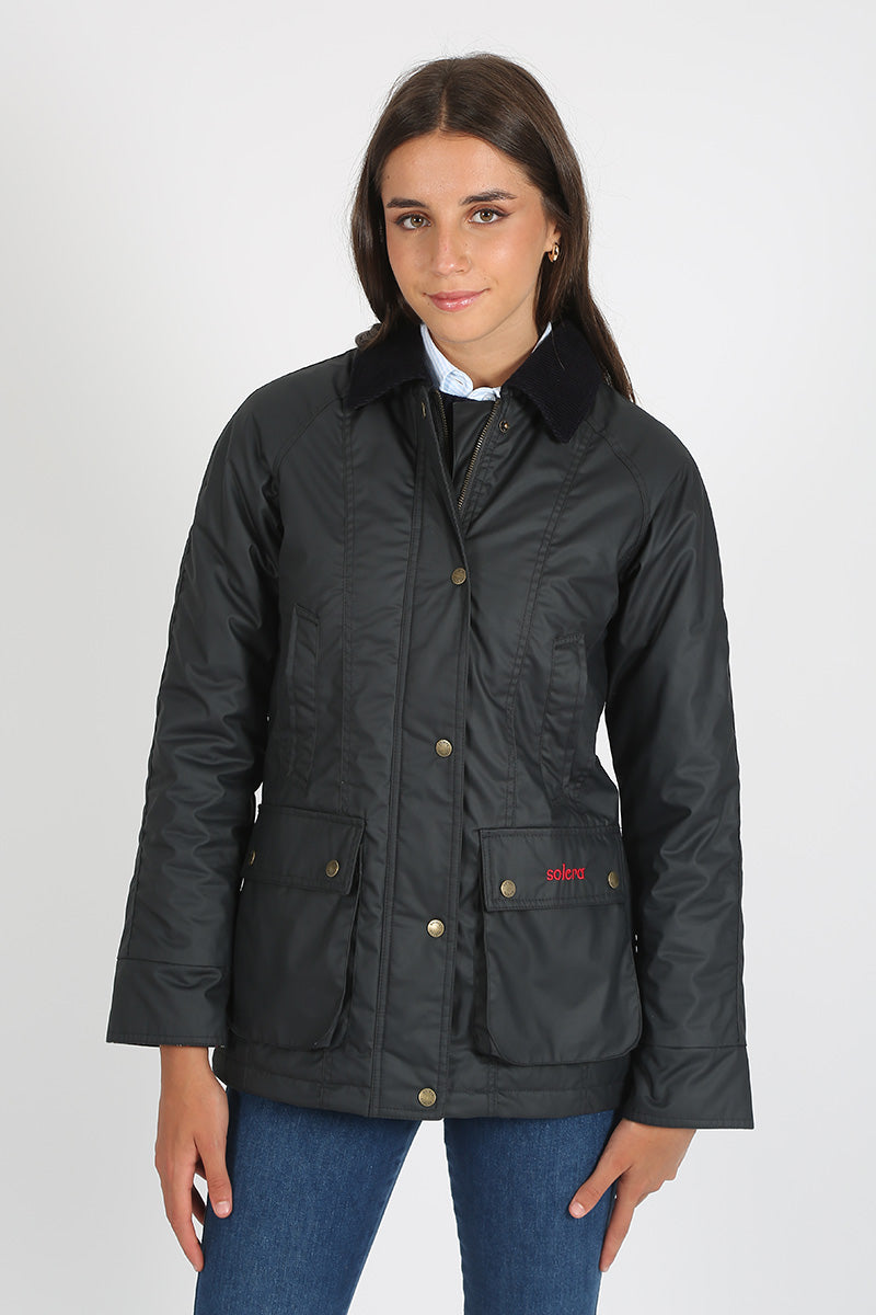 Parka Encerada Marino