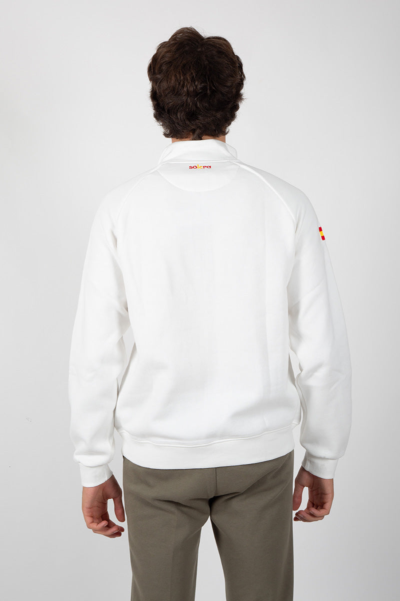 Sudadera España blanca