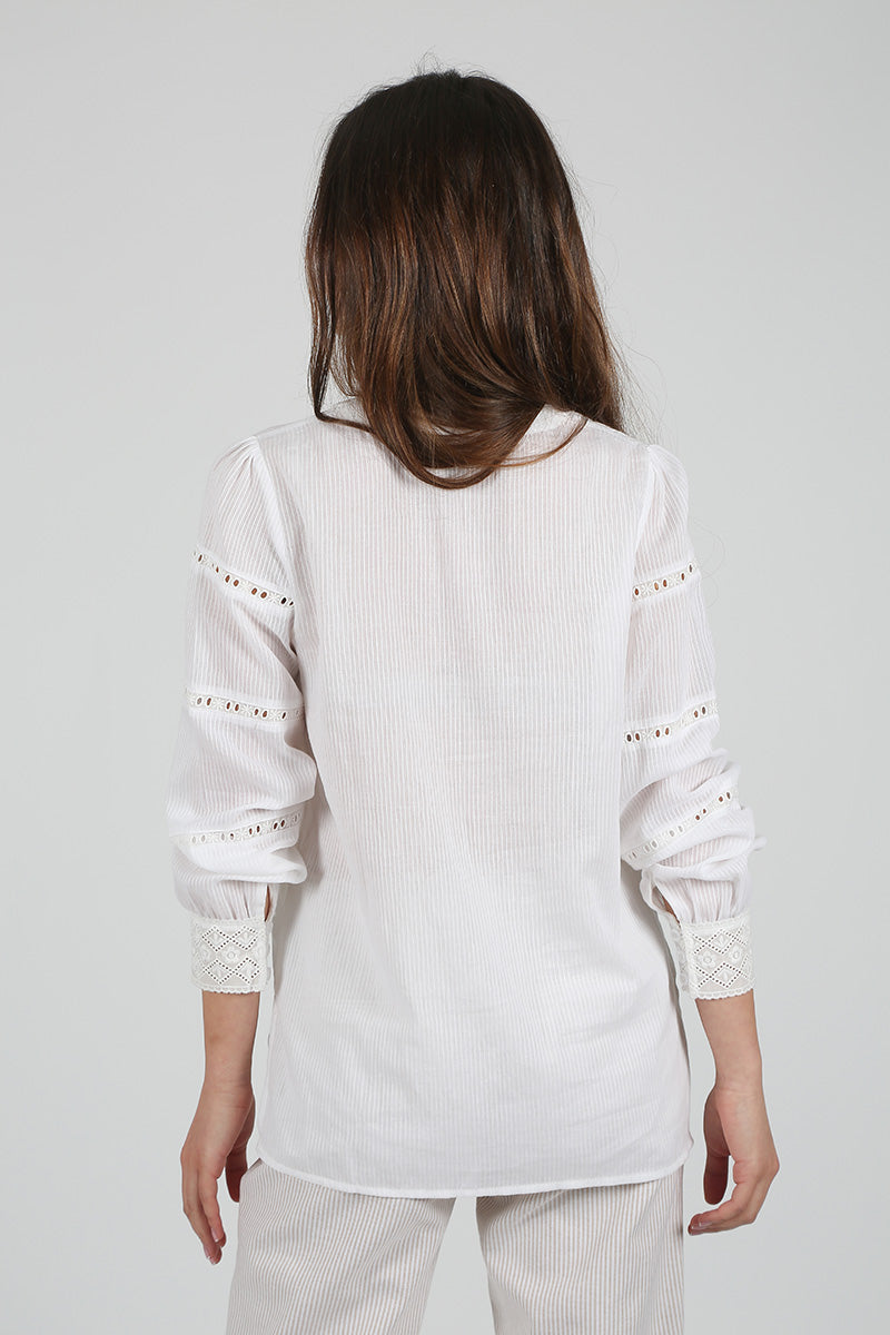 blusa BLANCO ROTO