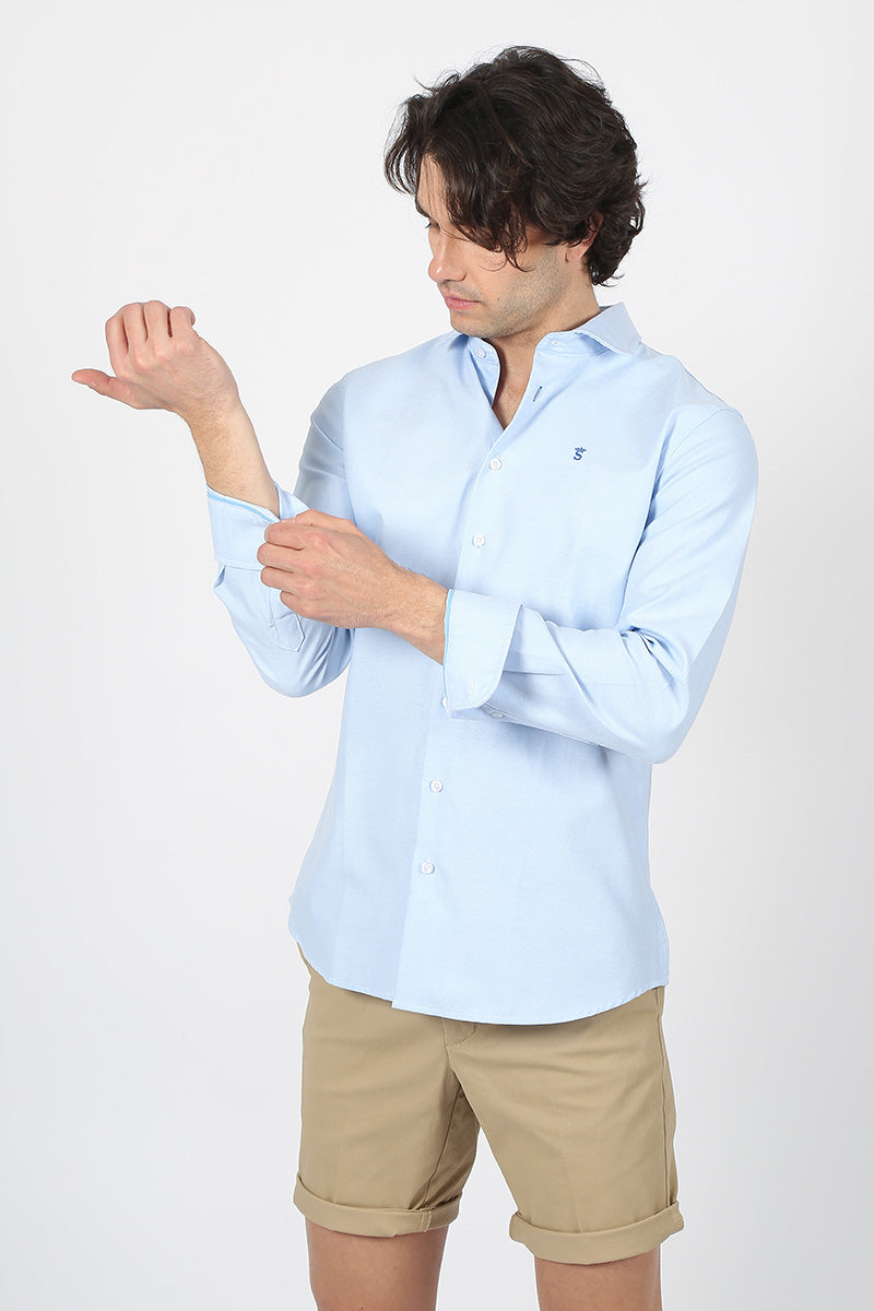 Camisa Celeste