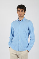 Camisa Polo Azul Celeste