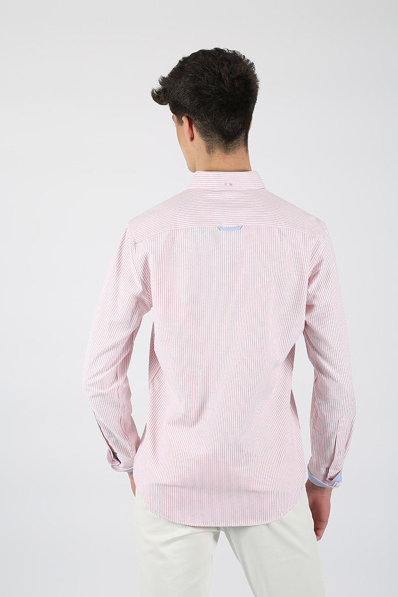 Camisa Rayas Rojo