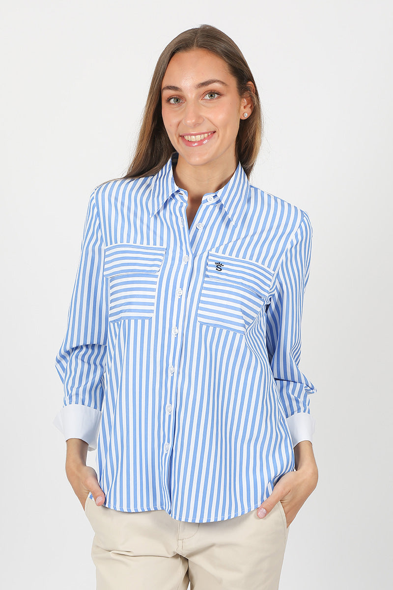 camisa Azul