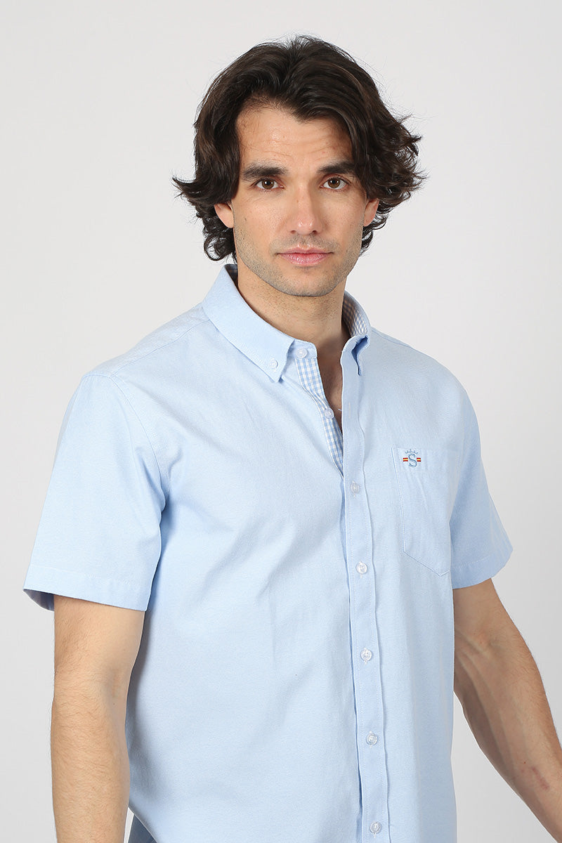Camisa Celeste