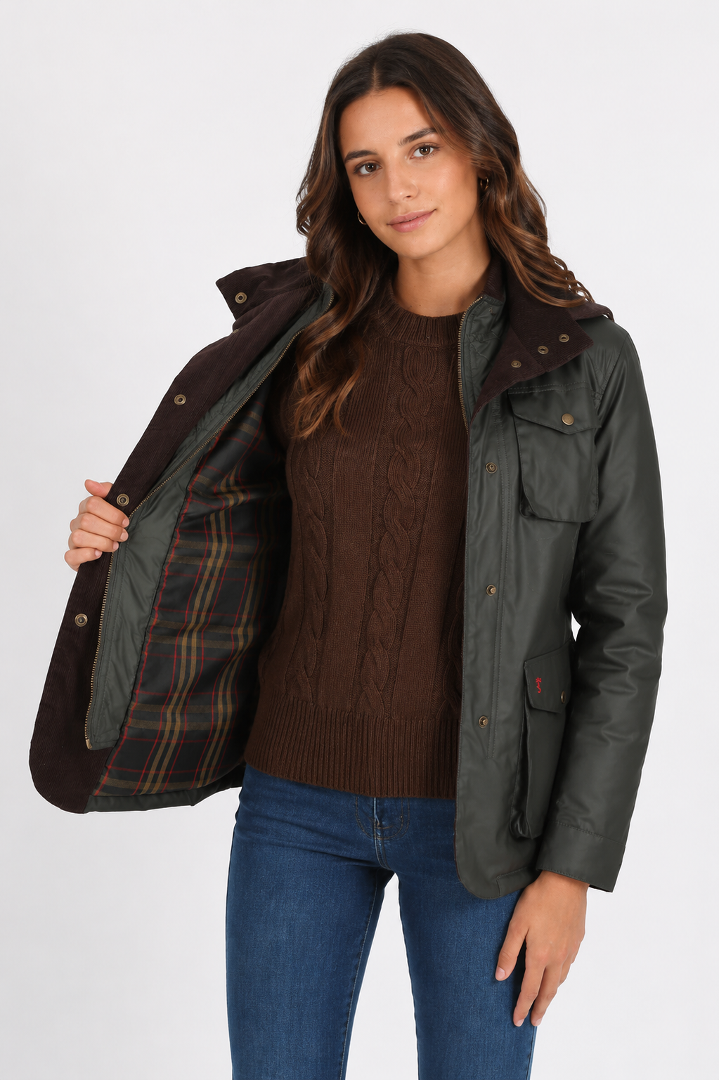 parka  encerada KAKI