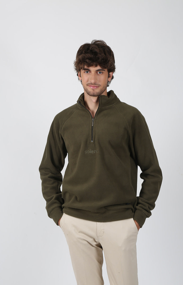 Sudadera España polar Kaki