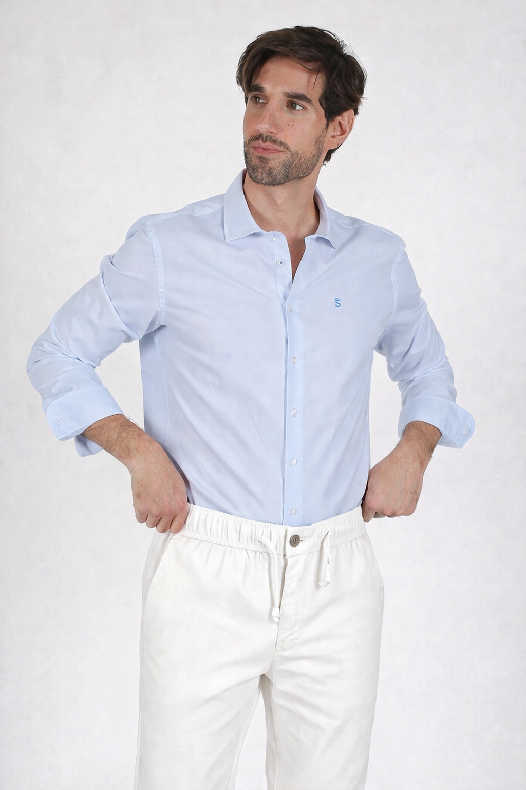 Pantalón Lino Blanco