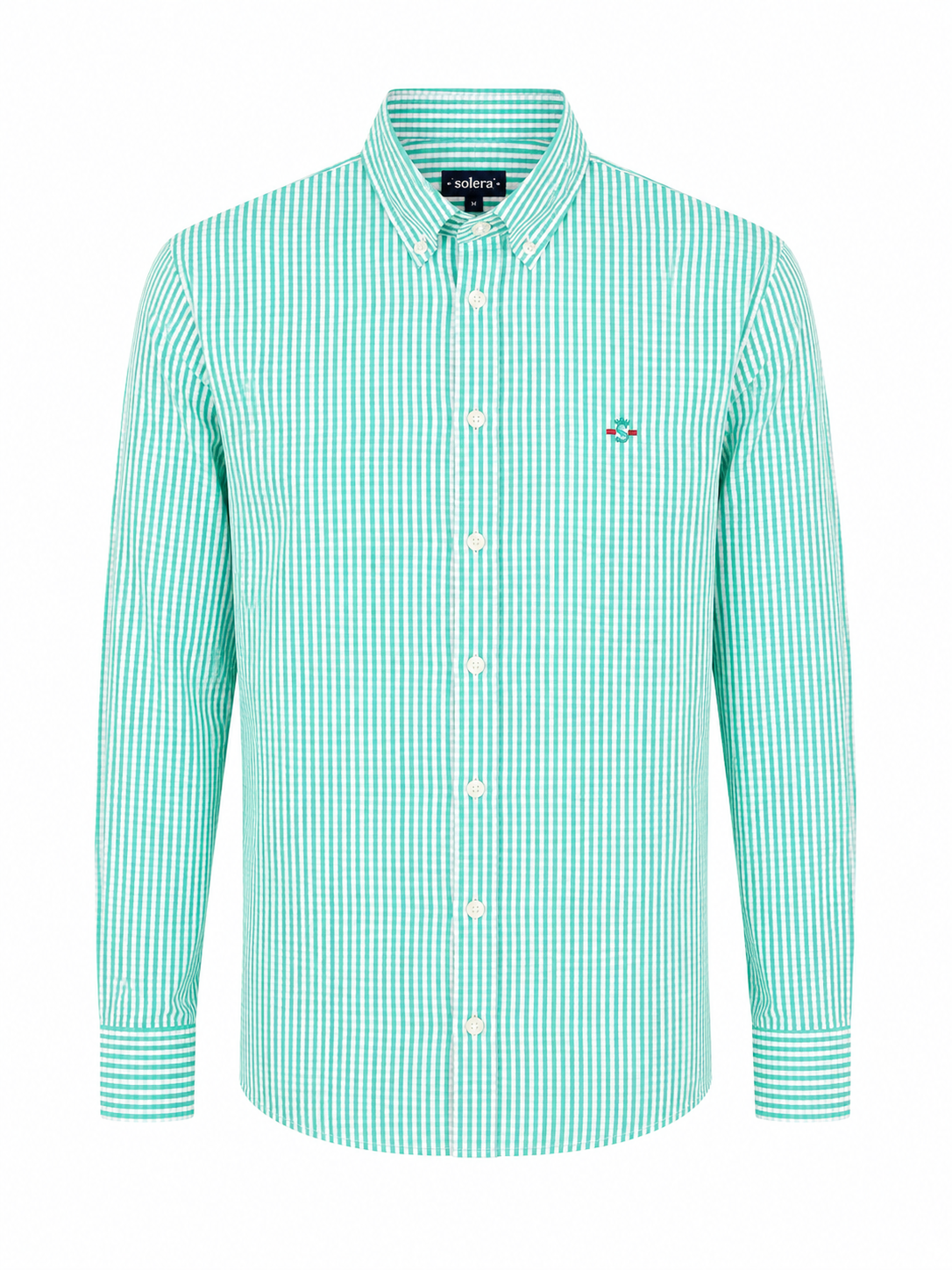 Camisa eslastica verde vichi