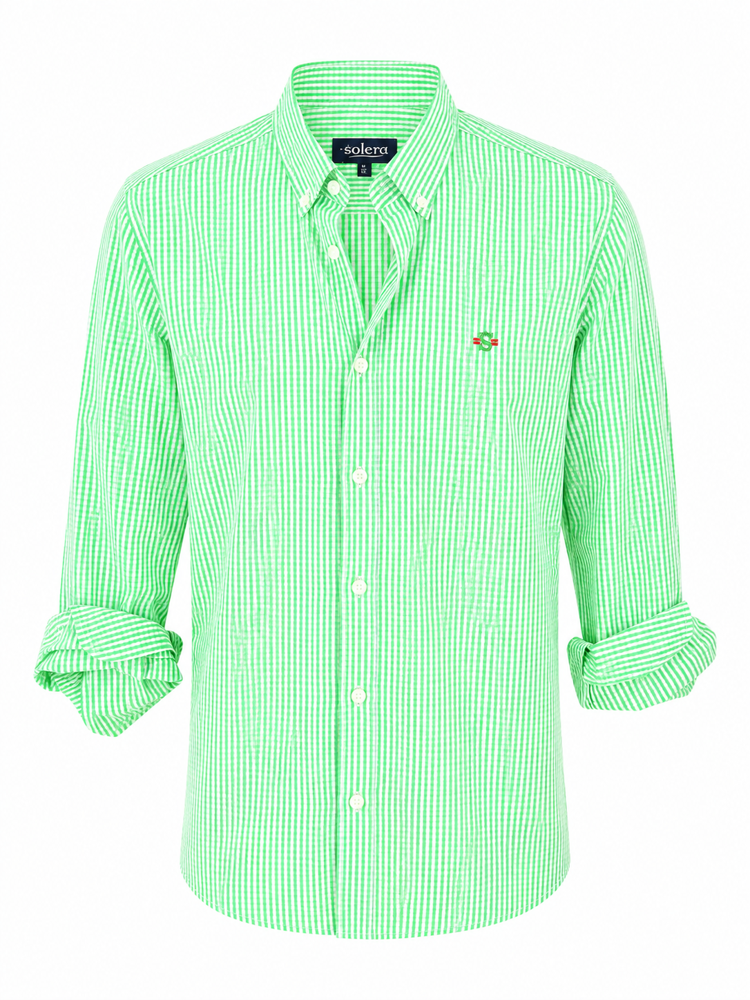 Camisa elástica verde vichi