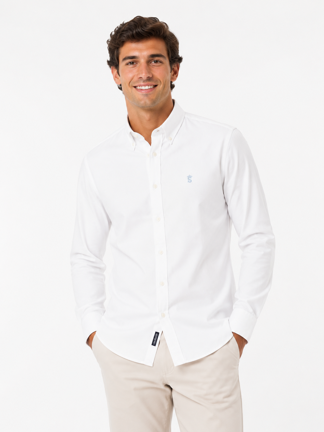 Camisa Oxford blanca