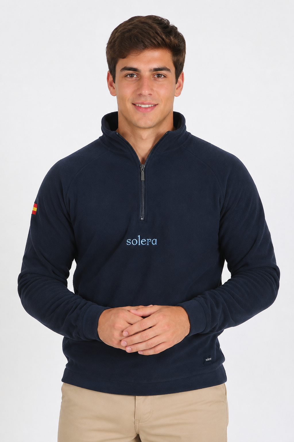 Sudadera polar marino