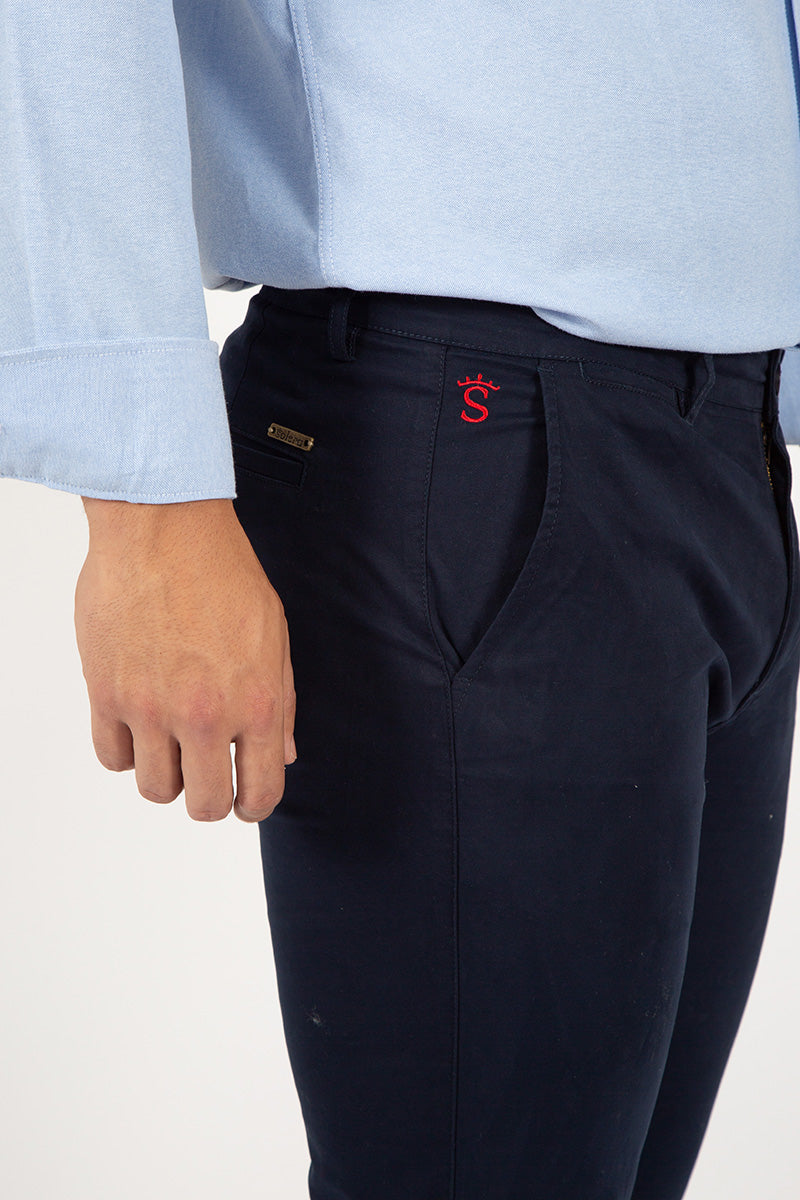 Pantalon chino Marino