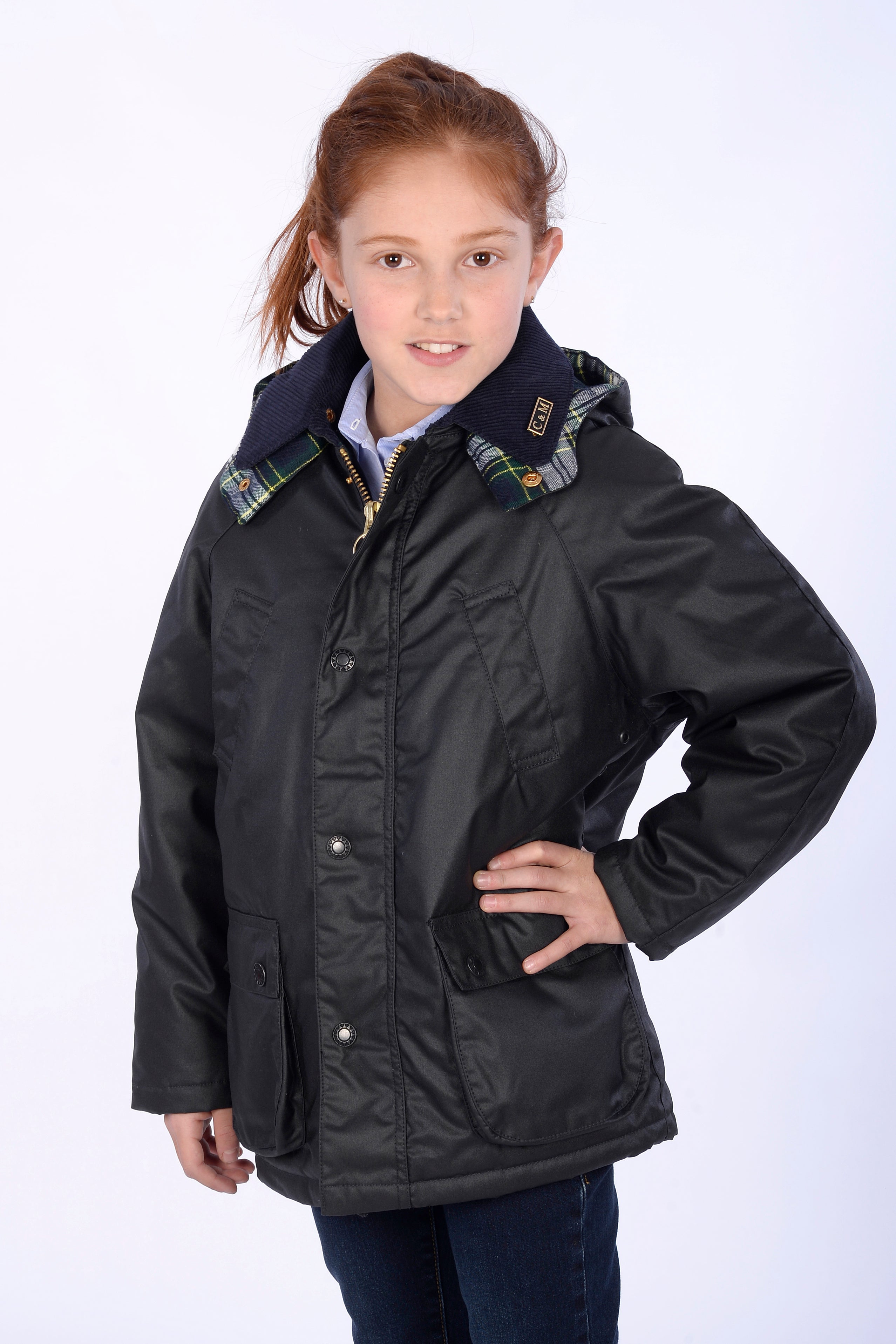 Parka encerada marino infantil