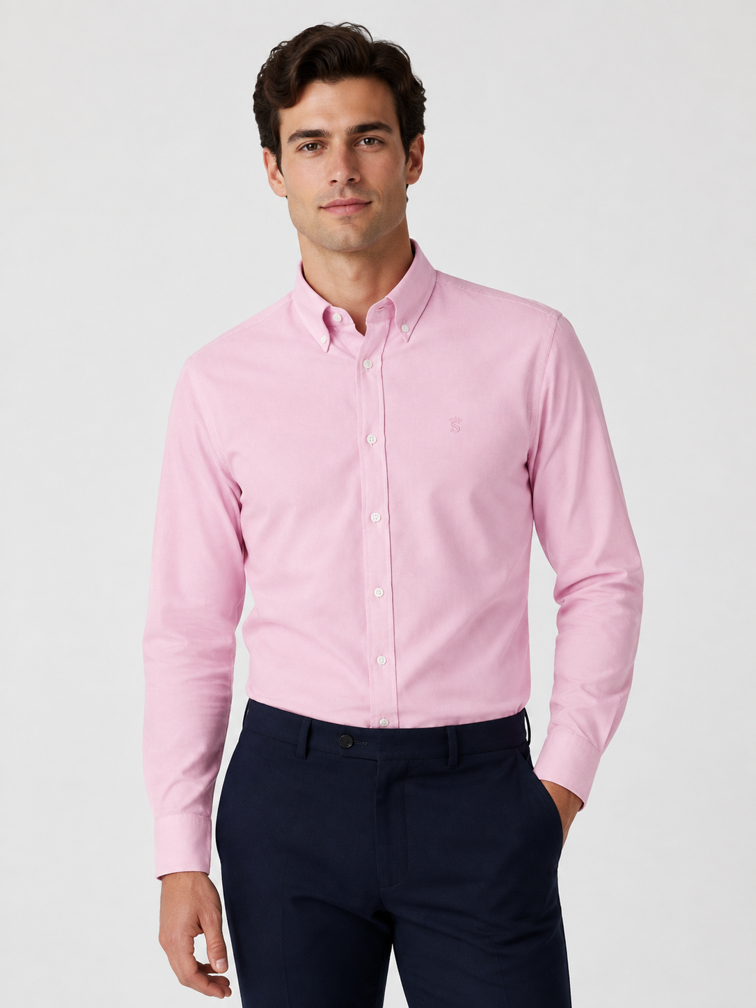 Camisa Oxford Rosa