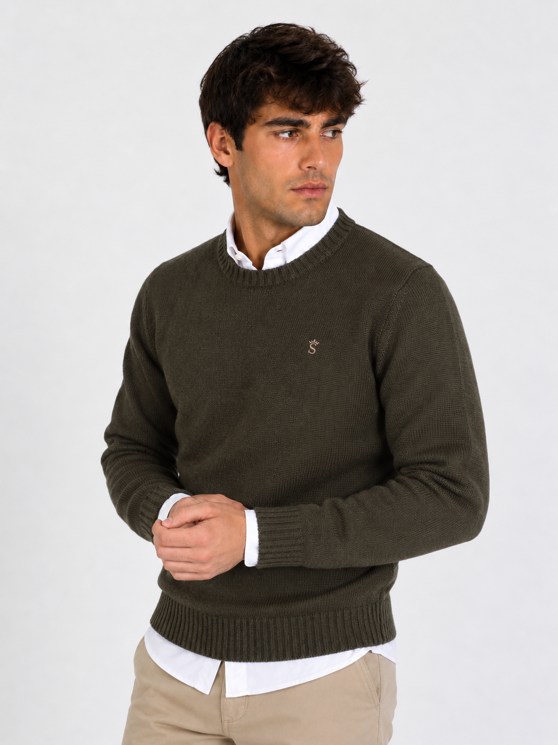 Jersey caza Cuello Redondo