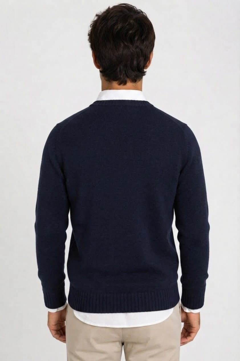 Jersey Marino Cuello Pico