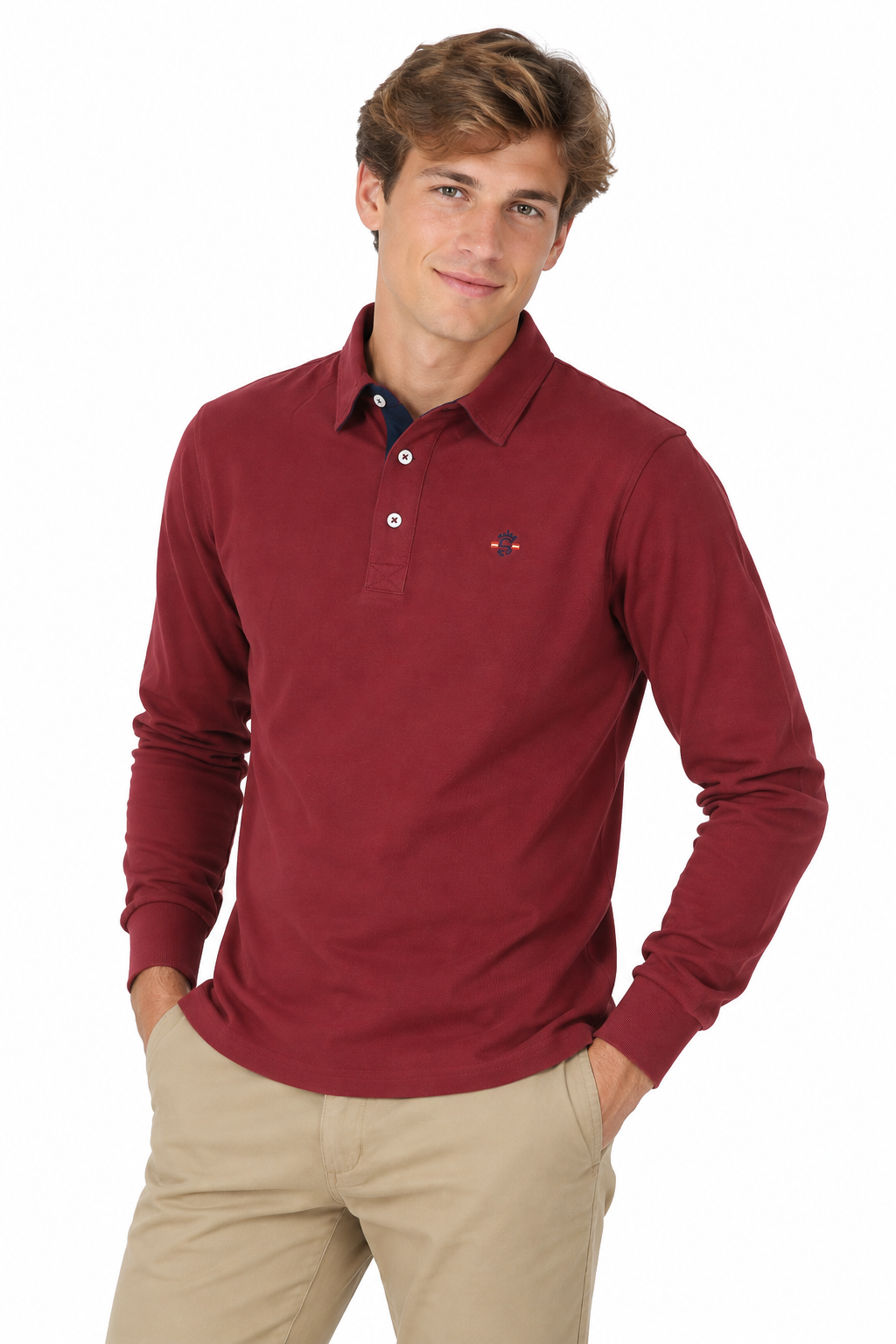Polo granate España basic