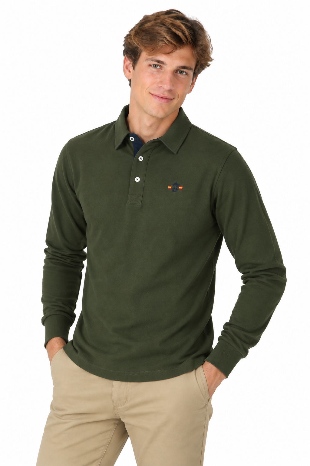 Polo verde España basic